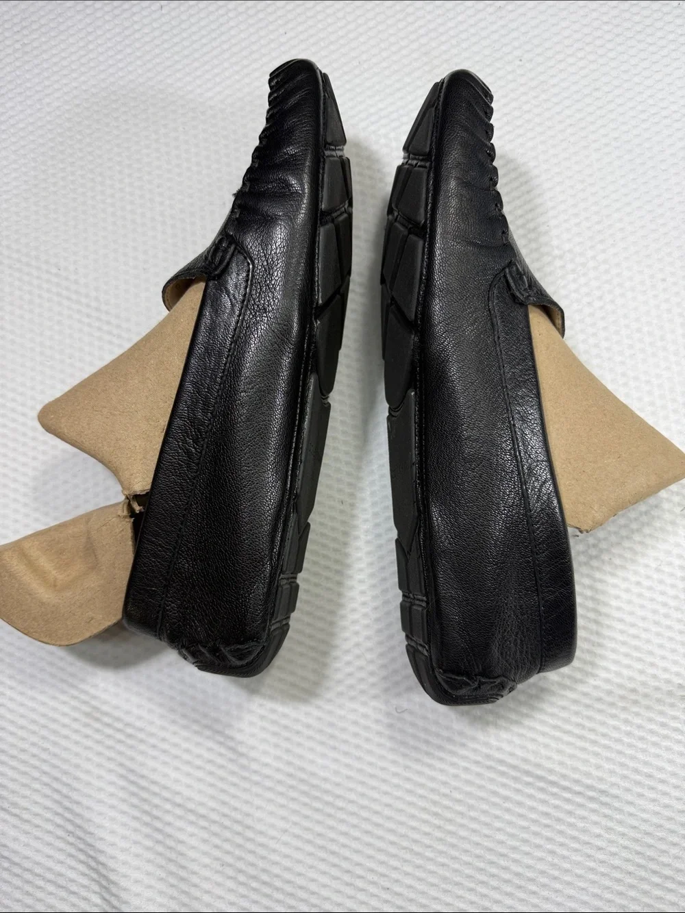 Cole Haan Women's Evelyn Driver black leather loafers Size 10